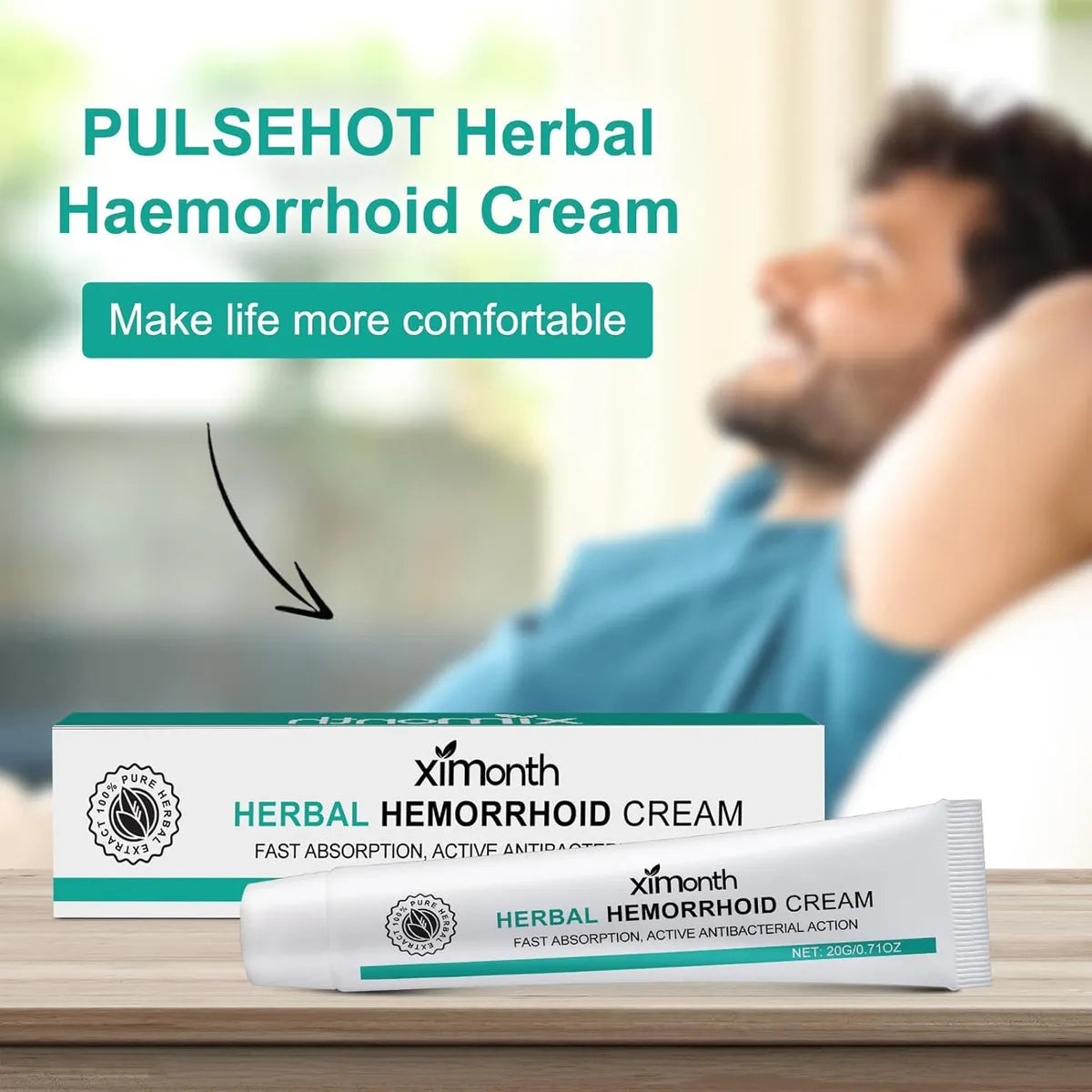 Crema Herbal para Hemorroides