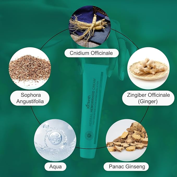 Crema Herbal para Hemorroides
